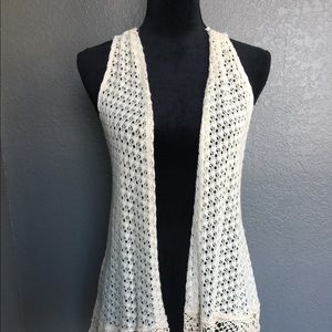 Cream vest